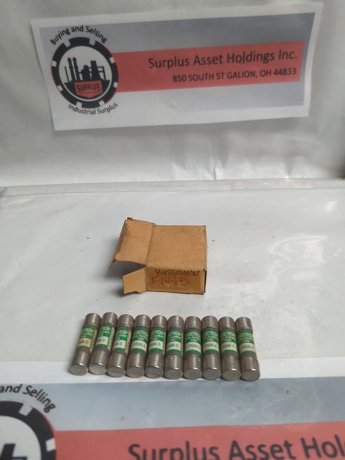 COOPER BUSSMANN,FNM5,FUSETRON 5 AMP FUSES BOX OF 10 NOS