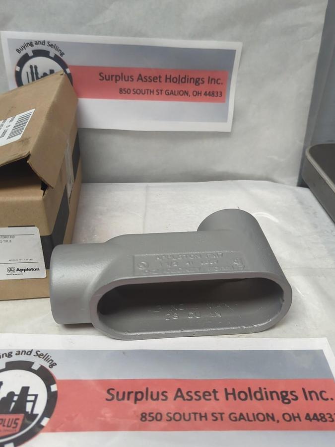 APPLETON,APP-LB57-SA,ALUMINUM FW7 CONDUIT 1-1/2 INCH BODY NOS