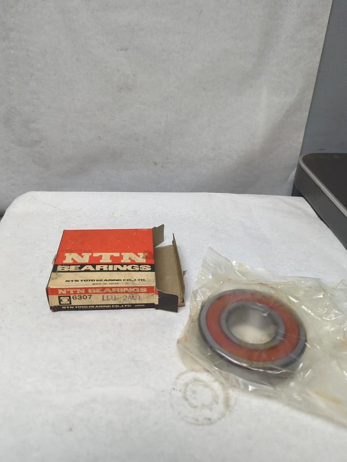NTN,6307,DEEP GROOVE BALL BEARING RUBBER SEALED NOS