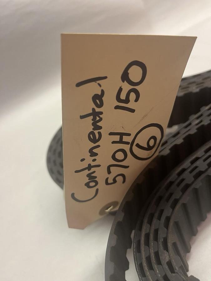CONTIENTAL,570H150,SYNCHRO COG TIMING BELT LOF OF 6 V-BELTS