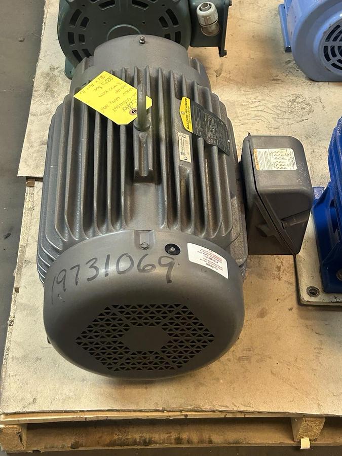 Used BALDOR,CM4106T,MOTOR 20HP 208-230/460V 3450RPM 3PH 256TC FRAME