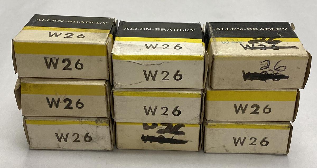 Allen-Bradley,W26,Heater Lot Of 9 NOS
