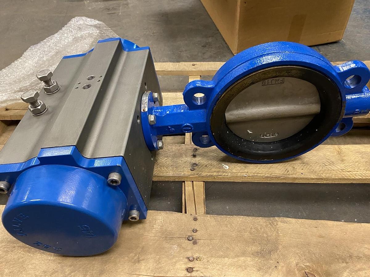 Used ABZ,815,6 Inch Actuator Butterfly Valve 200PSI
