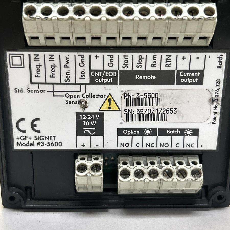 Used GEORG FISCHER SIGNET,3-5600,BATCH CONTROLLER