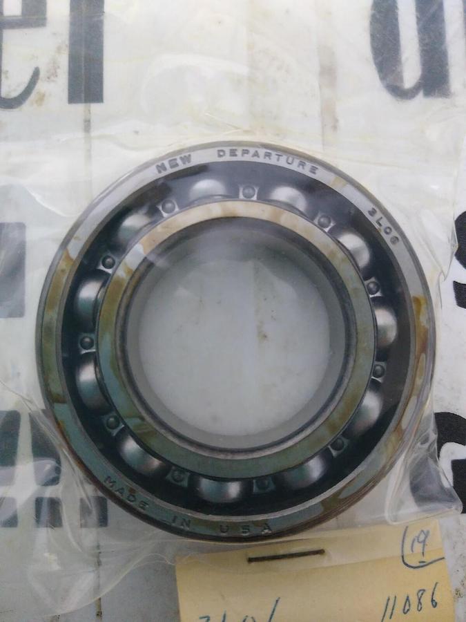 New Departure,3L06 11086,Single Row Ball Bearing Lot of 2 NOS