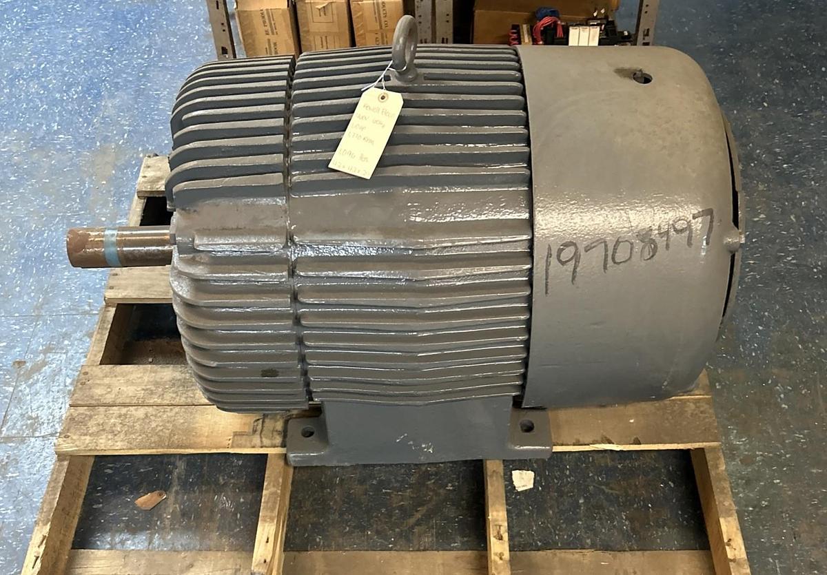 Used HOWELL ELECTRIC,10761AJ3,MOTOR 50HP 1770RPM 460V C405U FRAME