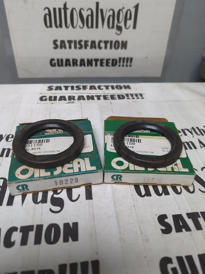 CHICAGO RAWHIDE,19229,OIL SEALS LOT OF 2 NOS