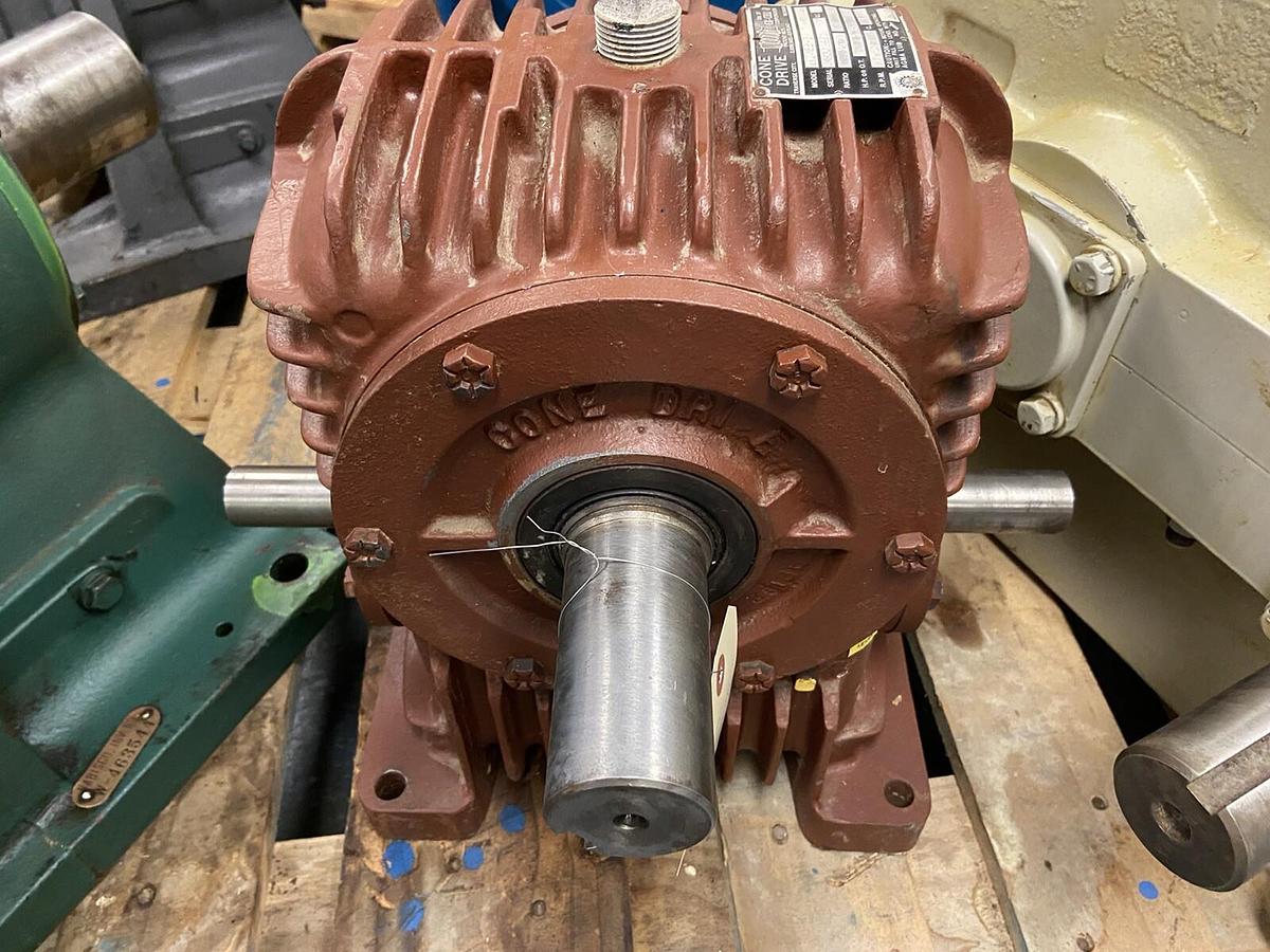 Used EX-Cell-O Cone Drive,HU35-6,Gear Reducer Ratio 20 5.85Hp 1750RPM