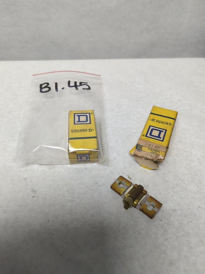 SQUARE D,B1.45,THERMAL OVERLOAD HEATER ELEMENT LOT OF 2 NOS