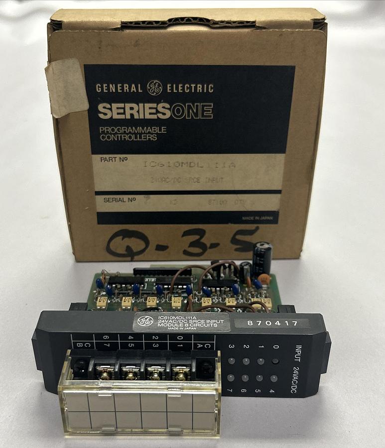 Used GE FANUC,IC610MDL111A,INPUT MODULE NEW