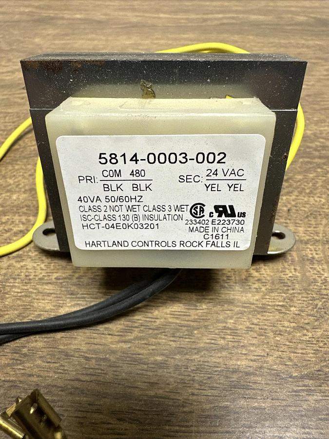 Q-Mark,5814-0003-002,Heater Transformer 480/24V