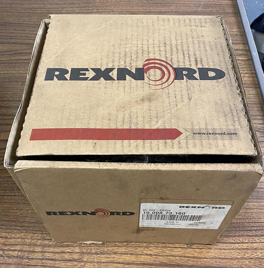 Used Rexnord,SC800,Carbon Steel Tabletop Conveyor Chain SC 800-K0750 7.5 INx10FT NOS