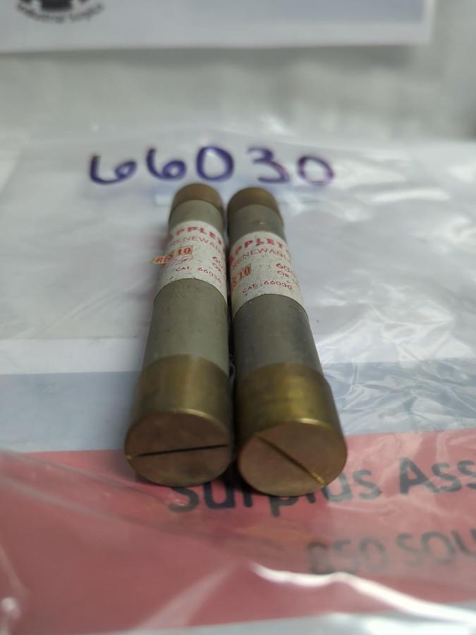 APPLETON,66030,RES-10 RENEWABLE FUSE LOT OF 7 PRE-OWNED