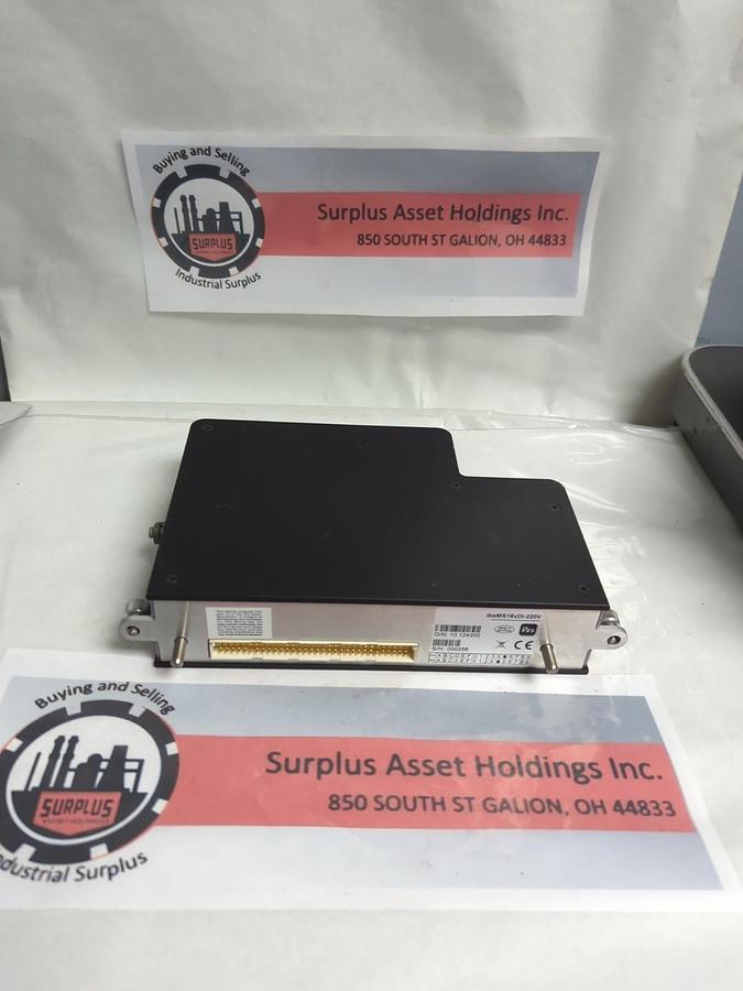 Used IBA,ibaMSi6Xd1-220V,POWER MODULE 24V==/-10% 0.2A PRE-OWNED