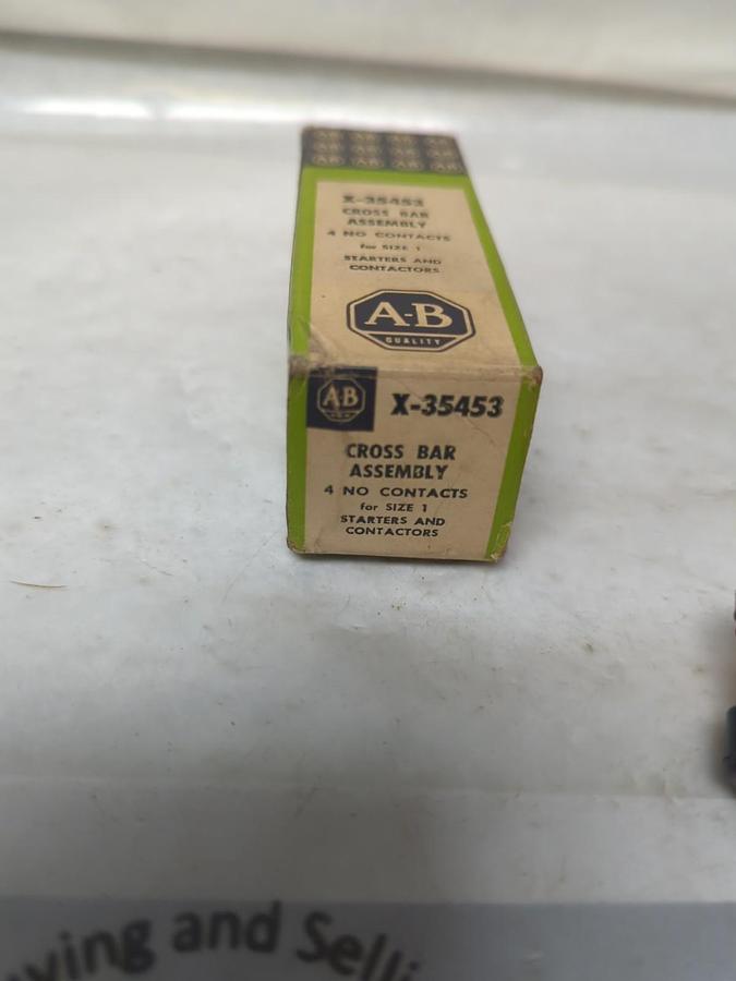 ALLEN BRADLEY,X-35453,CROSS BAR ASSEMBLY 4 NO CONTACTS FOR SIZE 1 NOS