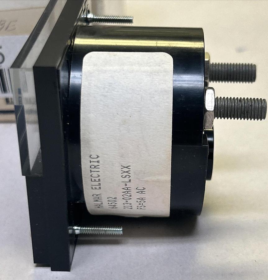 CROMPTON,213-02AA-LSXX,PANEL METER 0-120 AC AMPERES NOS