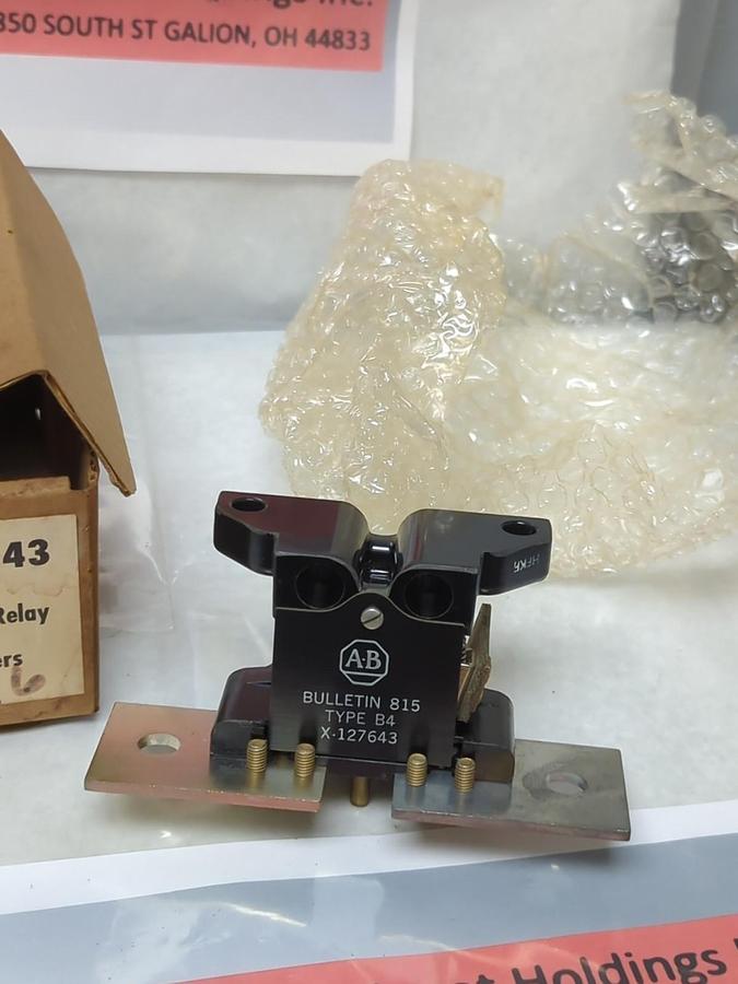 ALLEN BRADLEY,X-127643,R.H. OVERLOAD RELAY NOS