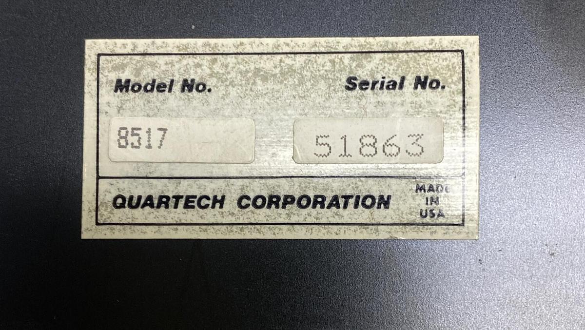 QUARTECH,8517,SERIAL DATA MULTIPLEXER NOS