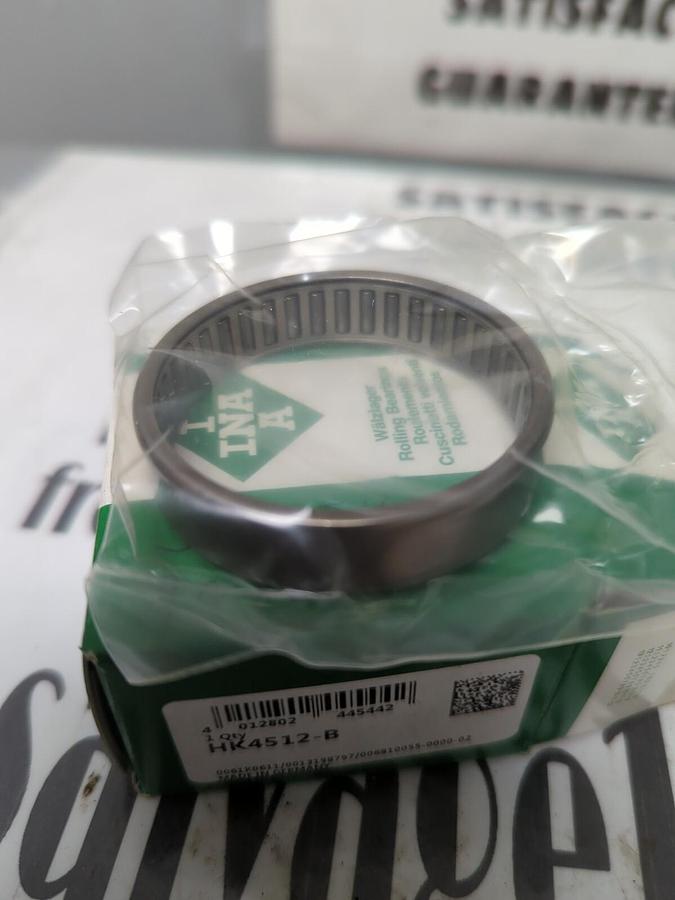 INA,HK4512-B,NEEDLE ROLLER BEARING 45X52X12MM LOT OF 4 NOS