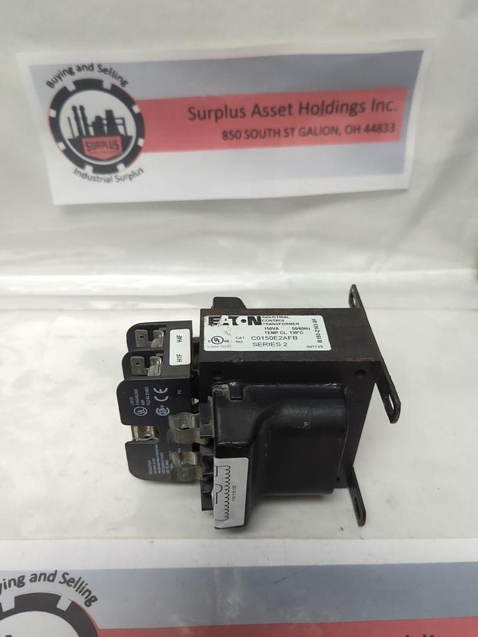 Used EATON,C0150E2AFB,INDUSTRIAL CONTROL TRANSFORMER SERIES 2 PRE-OWNED