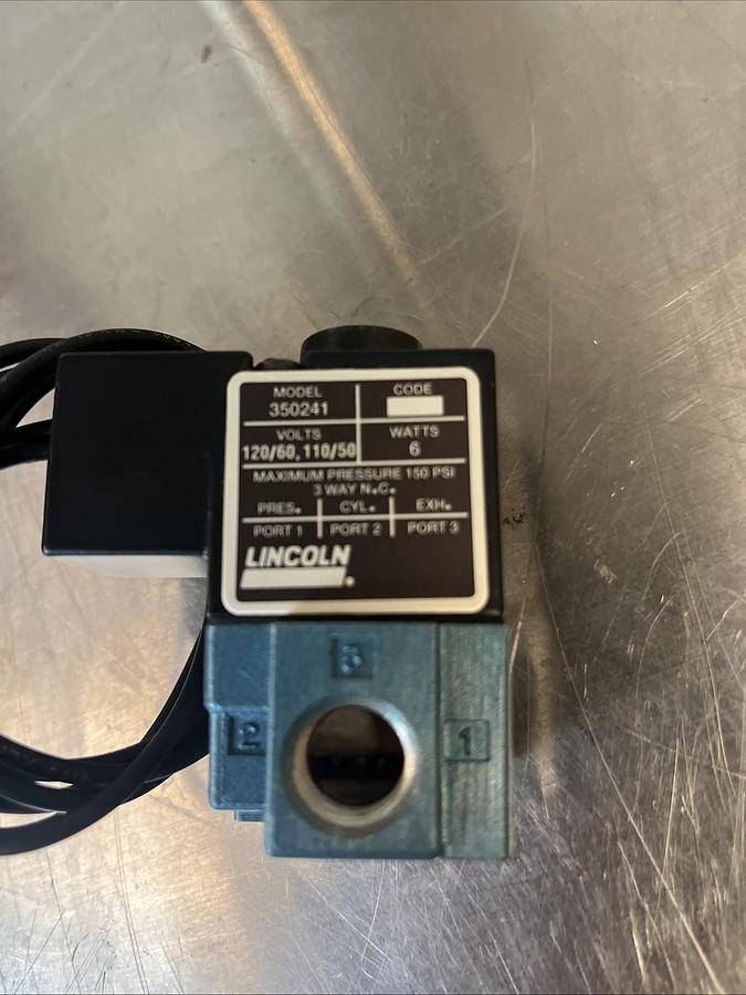 LINCOLN,350241,SOLENOID VALVE 110/120V