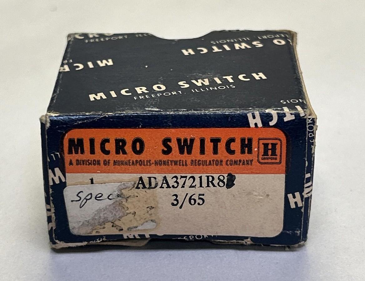 MICRO SWITCH,ADA3721R8,FLAP LIMIT SWITCH NOS