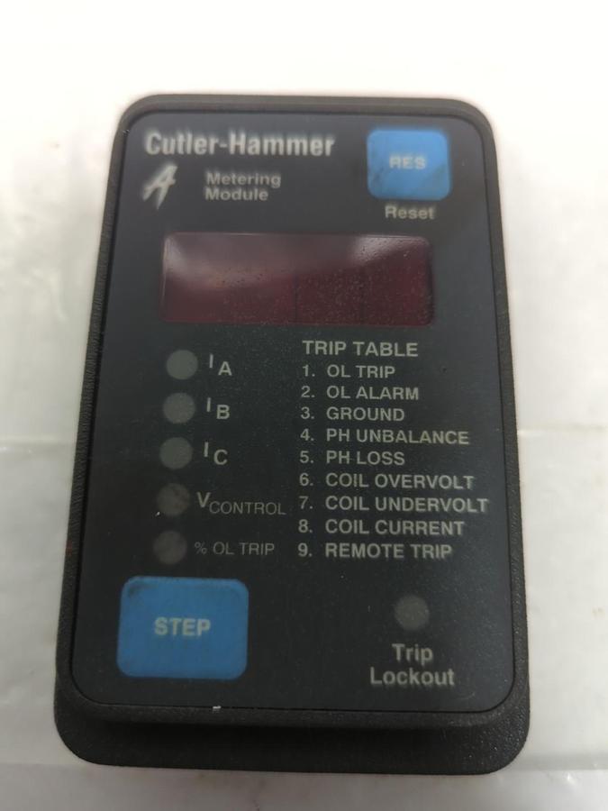 Used CUTLER-HAMMER,W970922,METERING MODULE PRE-OWNED