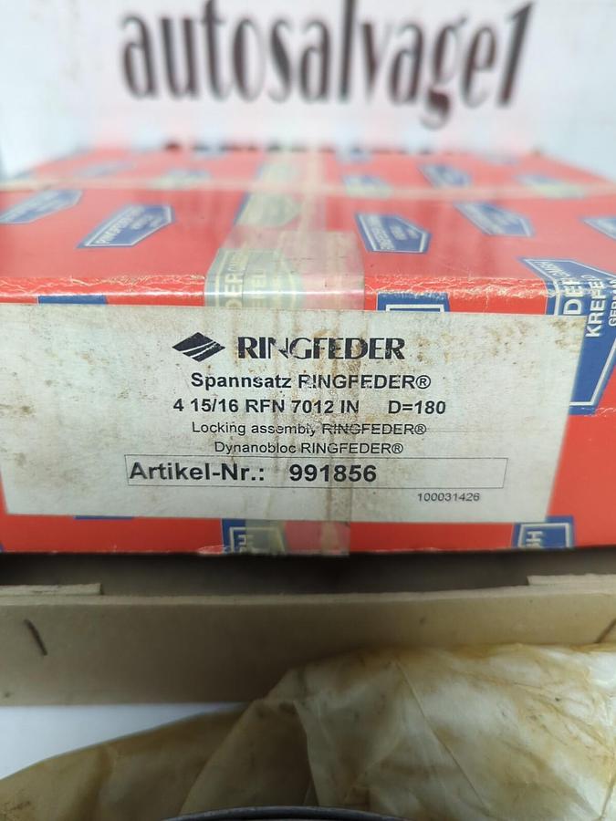 RINGFEDER,991856,LOCKING ASSEMBLY 4 15/16 RFN 7012 IN NOS