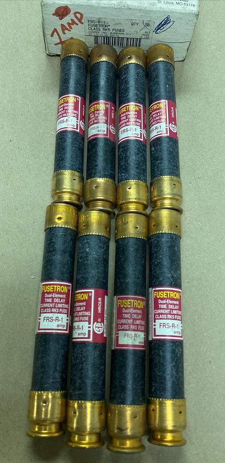 Cooper Bussmann,FRS-R-1,Fusetron Fuse Lot of 8 NOS