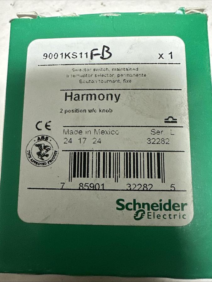 Used Schneider,9001KS11FB,Selector Switch