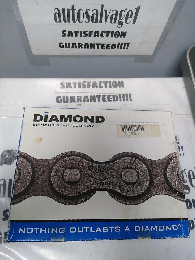 Used DIAMOND,XDL-1487066-010 2040DL,RIVETED CHAIN -120P 10FT NOS