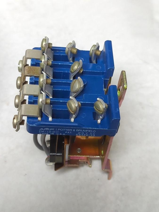 RELIANCE POTTER & BRUMFIELD,PM-1220,24V DC RELAY 69326-23 NOS