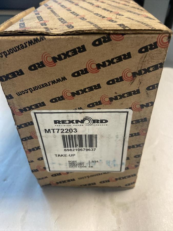 Used Rexnord,MT7-2203,Take up Bearing 2-3/16 INCH NOS