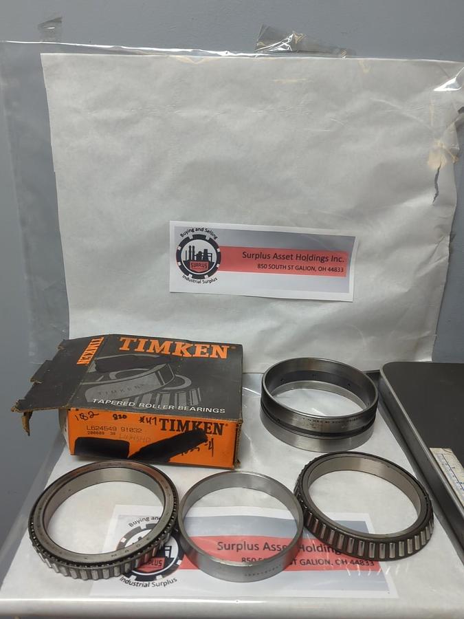 Used TIMKEN,L624549-L624514D,COMPLETE ROLLER BEARING PRE-OWNED