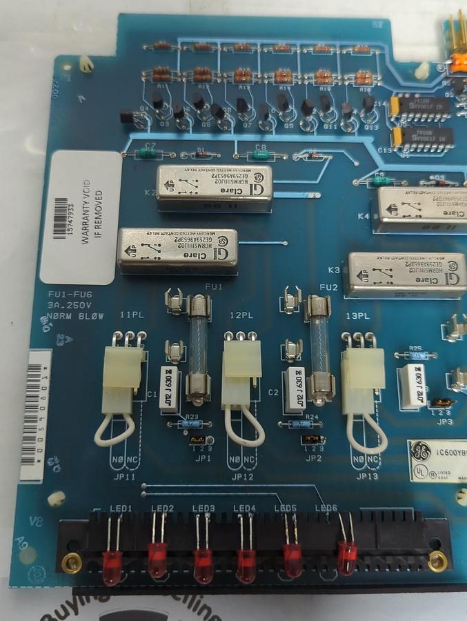 Used GE FANUC,IC600YB914B,REED RELAY PCB BOARD PRE-OWNED