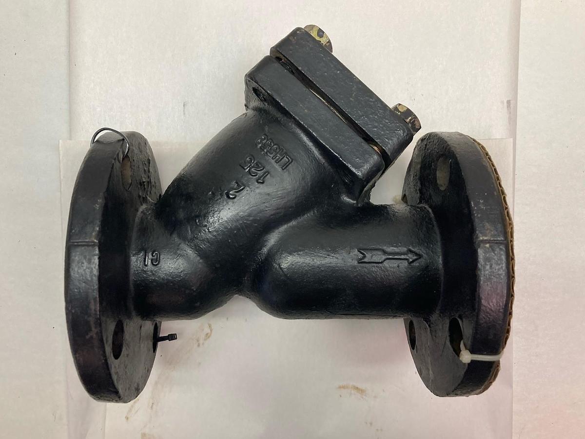 Used Mueller Steam,125 LH558,2 Inch Flanged Connection Y Strainer