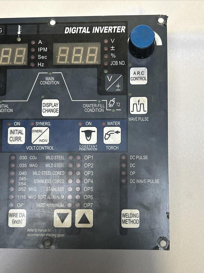 Used DAIHEN,DP400,DIGITAL INVERTER CONTROL PANEL FOR DP400 WELDER