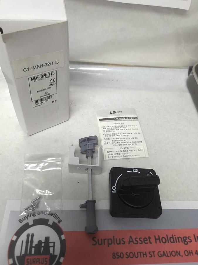 LS ELECTRIC,MEH-32R(115),EXTENDED ROTARY HANDLE AND SHAFT NOS