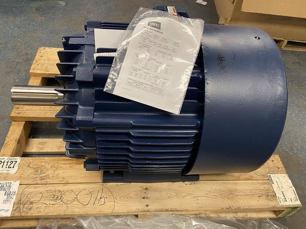Used Marathon,XRI 444TTGN16532AA-W,125Hp Severe Duty Motor 1785RPM Frame 444T