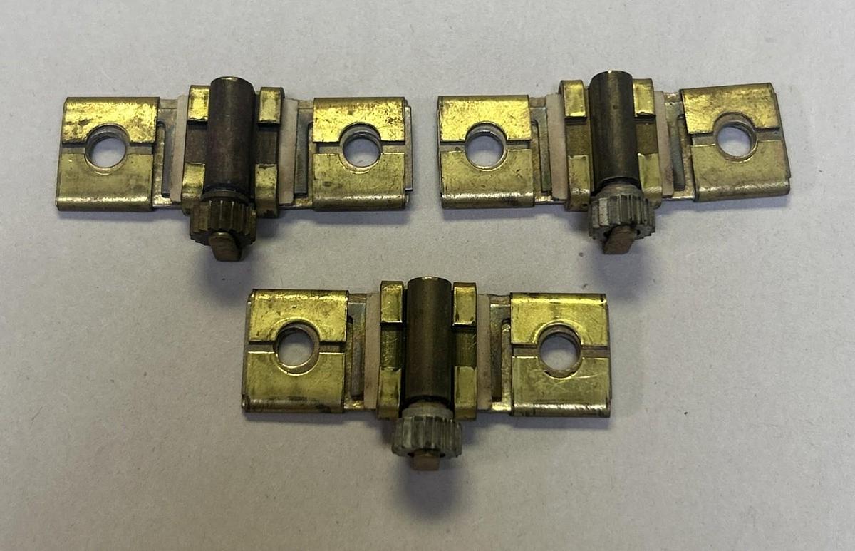 Used SQUARE D,B12.8,THERMAL OVERLOAD HEATER ELEMENT LOT OF 3