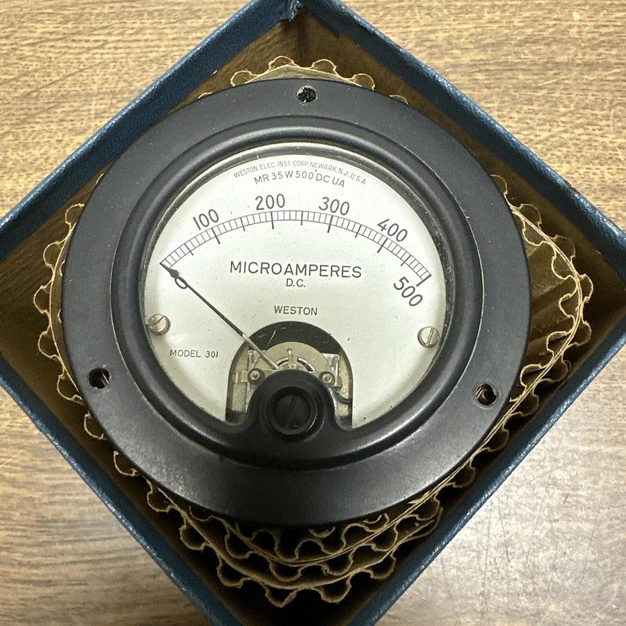 Weston,301,Micro Amperes 0-500 DC