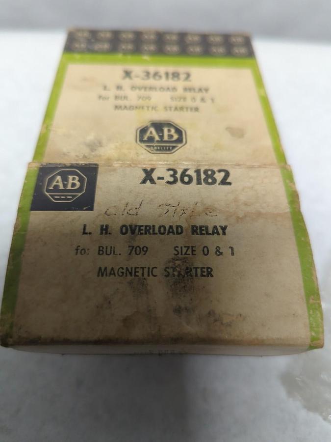 ALLEN-BRADLEY,X-36182,L.H. OVERLOAD RELAY NOS