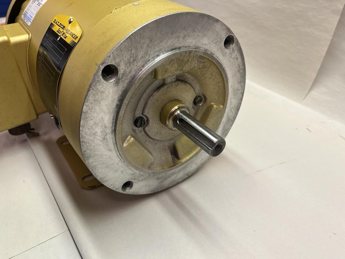Used BALDOR,CEM3556,SUPER E MOTOR 1HP 3PH 56C 1155RPM