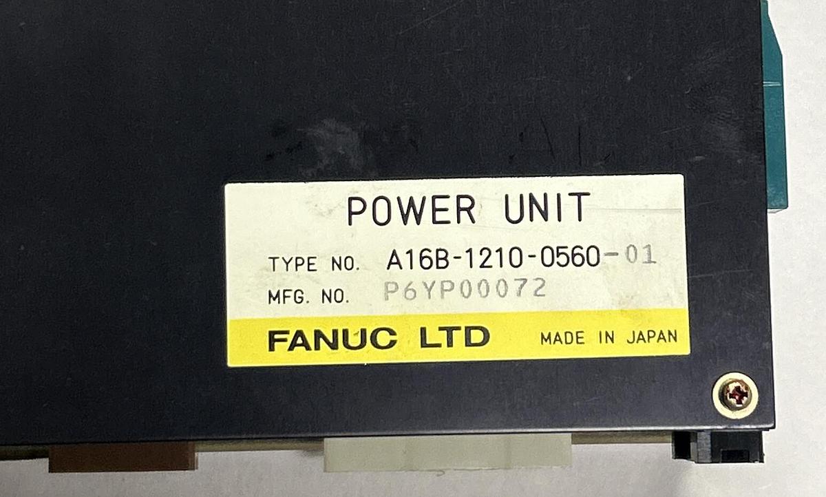 Used FANUC,A16B-1210-0560-01,POWER SUPPLY
