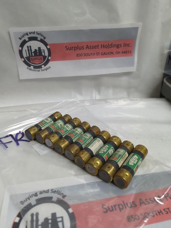Used COOPER BUSSMANN,FRN-35,FUSETRON 35 AMP FUSE LOT OF 9 PRE-OWNED