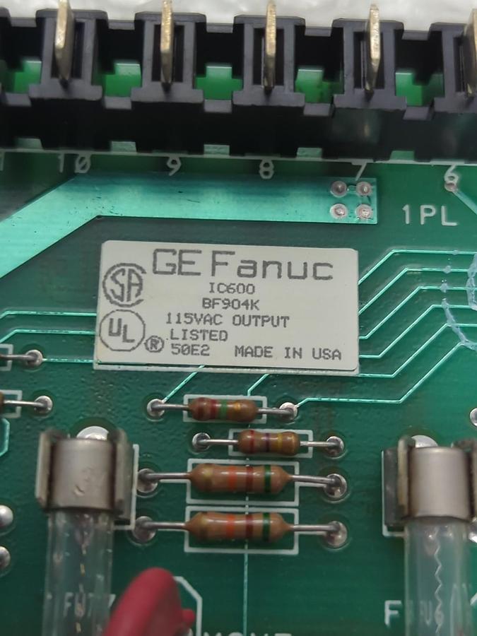 Used GE,IC600BF904K,OUTPUT CIRCUIT BOARD 115VAC PRE-OWNED