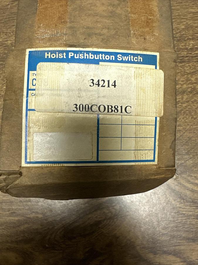 Insul,300C0B81C,Pushbutton Control Pendant