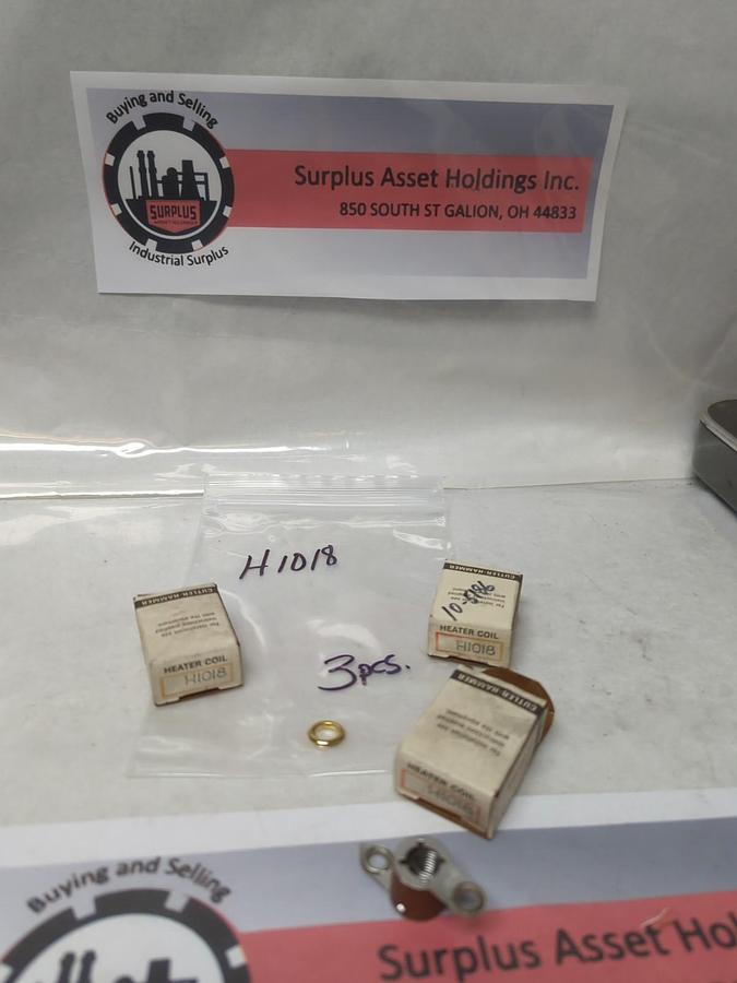 CUTLER-HAMMER,H1018,OVERLOAD HEATER ELEMENT LOT OF 3 NOS