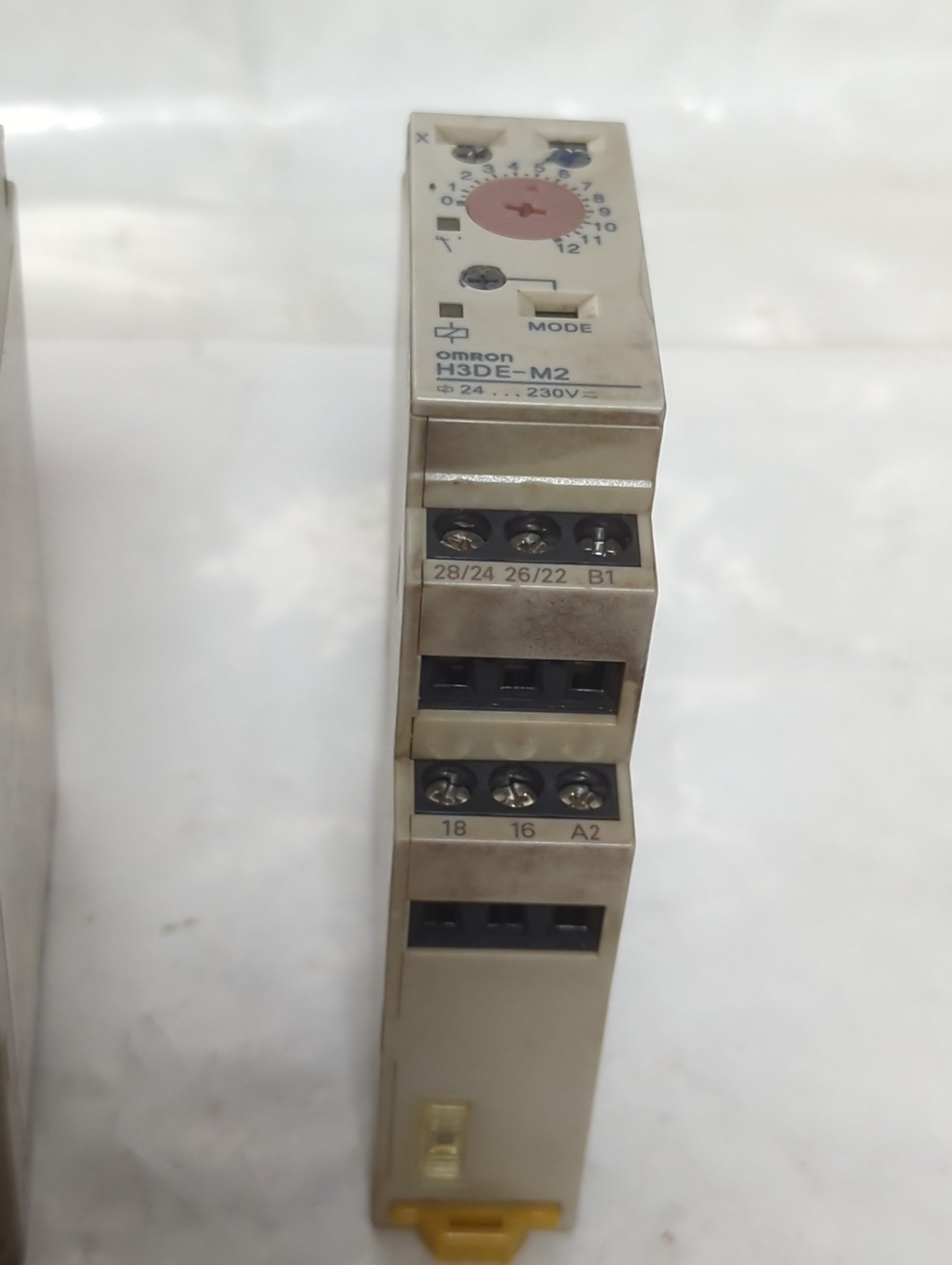 Used OMRON,H3DE-M2,TIME RELAY LOT OF 2 PRE-OWNED