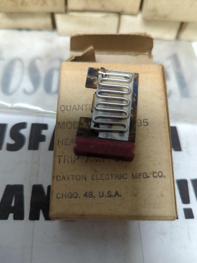 DAYTON ELECTRIC,5X095,HEATER COIL TRIP AMP 5.0 LOT OF 11 NOS